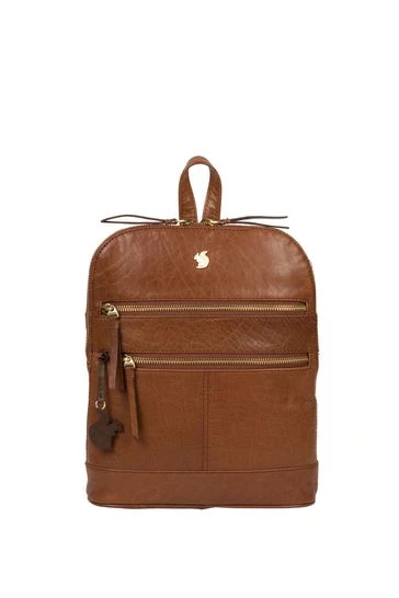 Conkca Francisca Leather Backpack Black - Image 9