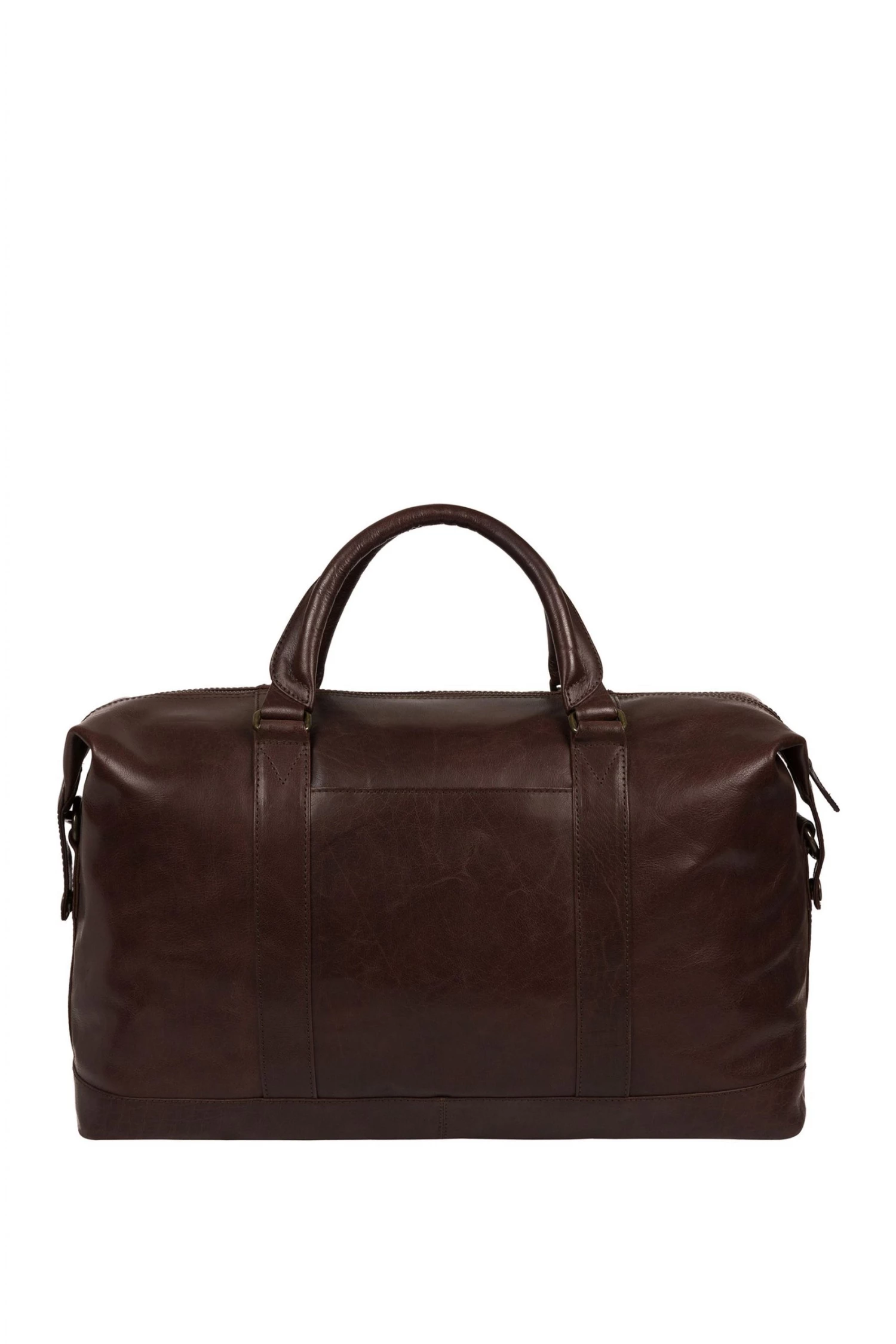 Conkca Rivellino Leather Holdall Dark Brown - Image 3