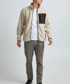 Blend Cream Microfleece Sweatshirt