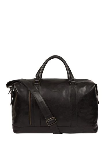 Conkca Rivellino Leather Holdall Dark Brown - Image 7