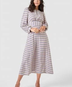 Closet Purple London Puff Sleeve Dress