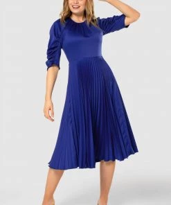 Closet Blue London Pleated Skirt Dress