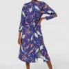 Closet Navy London Twist Front Dress
