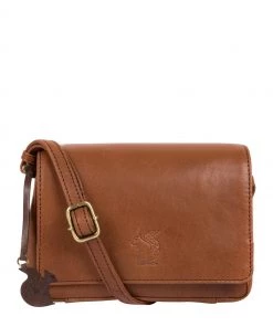 Conkca Marta Leather Cross-Body Bag Chilli Pepper Red