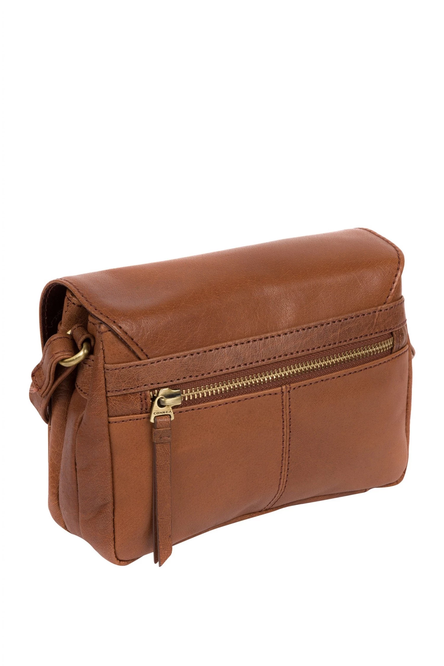 Conkca Marta Leather Cross-Body Bag Chilli Pepper Red - Image 2