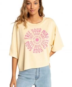 Billabong Yellow Feeling Free T-Shirt