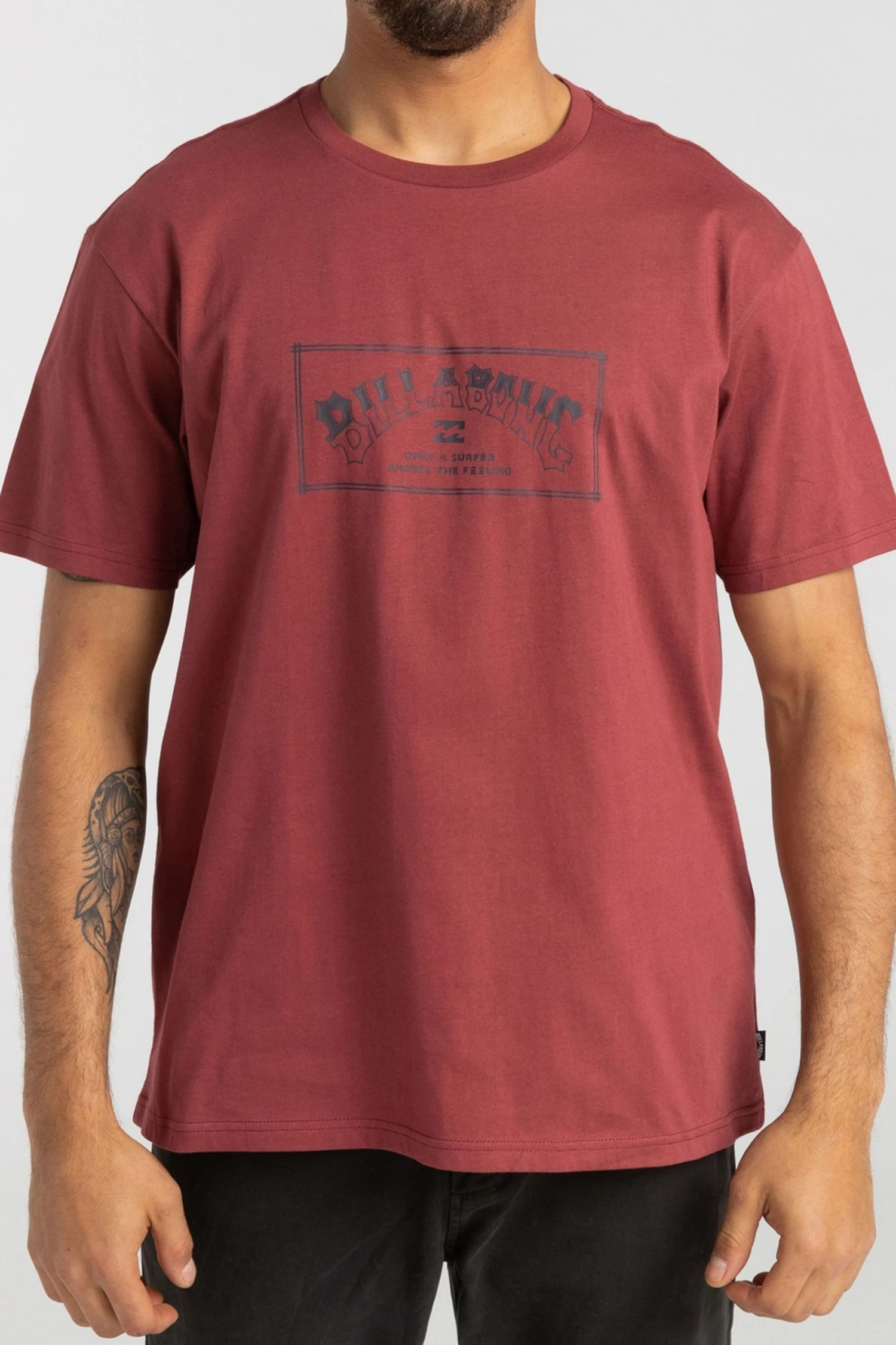 Billabong Mens Red Arch T-Shirt