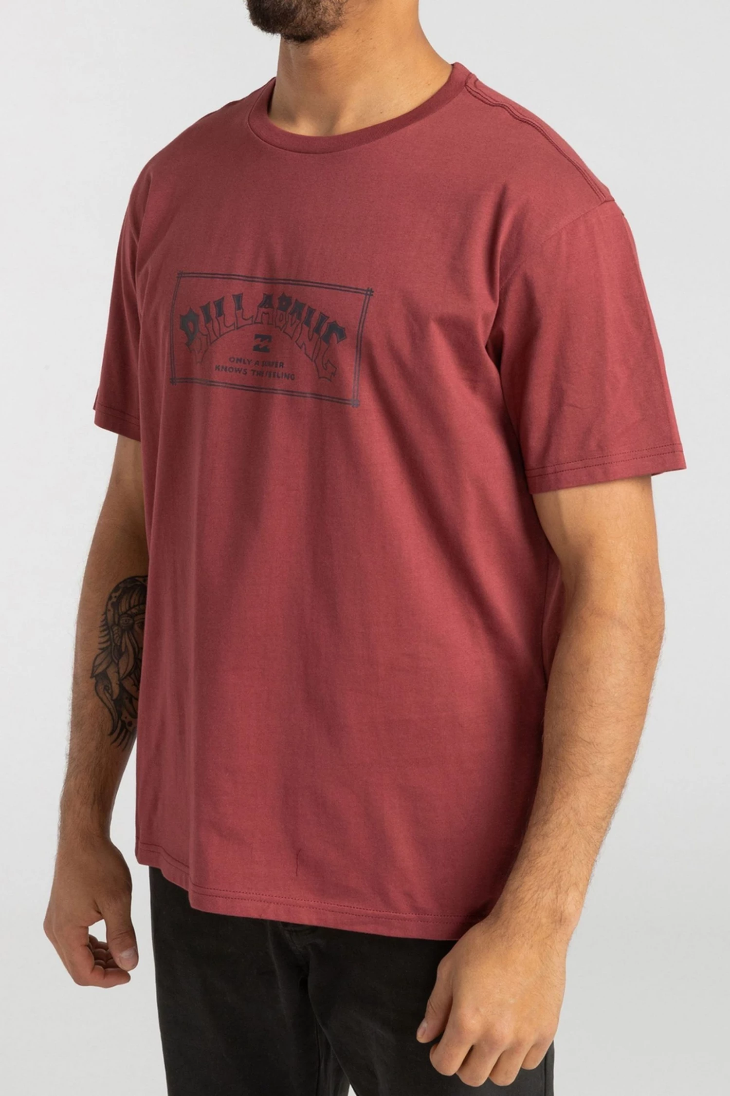 Billabong Mens Red Arch T-Shirt - Image 2