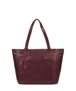 Conkca Monique Leather Tote Bag Conker Brown