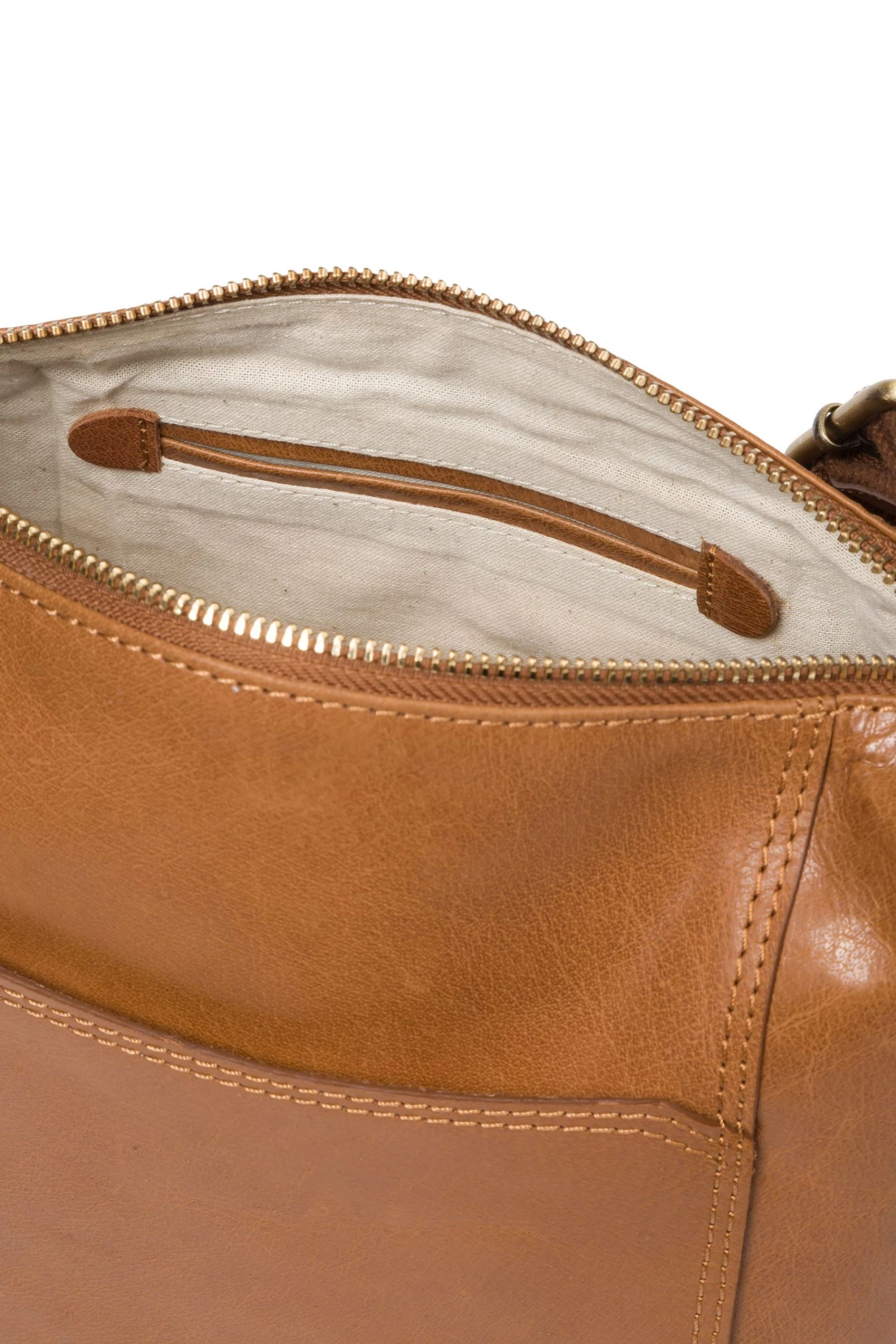 Conkca Yasmin Leather Cross-Body Bag Plum Purple - Image 5