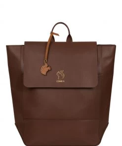 Conkca Butler Vegetable-Tanned Leather Backpack Ombre Chestnut