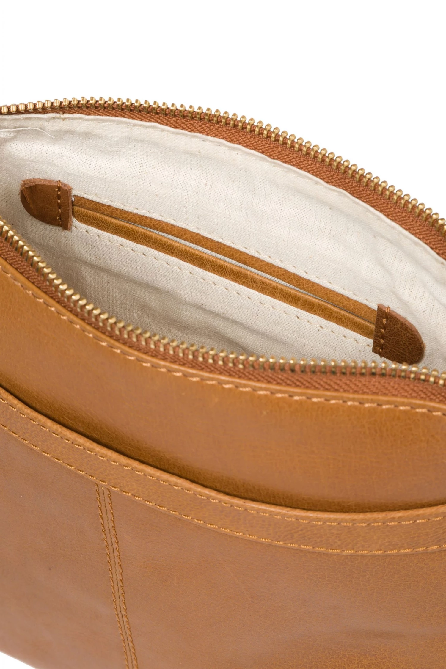 Conkca Shona Leather Cross Body Bag Plum - Image 5