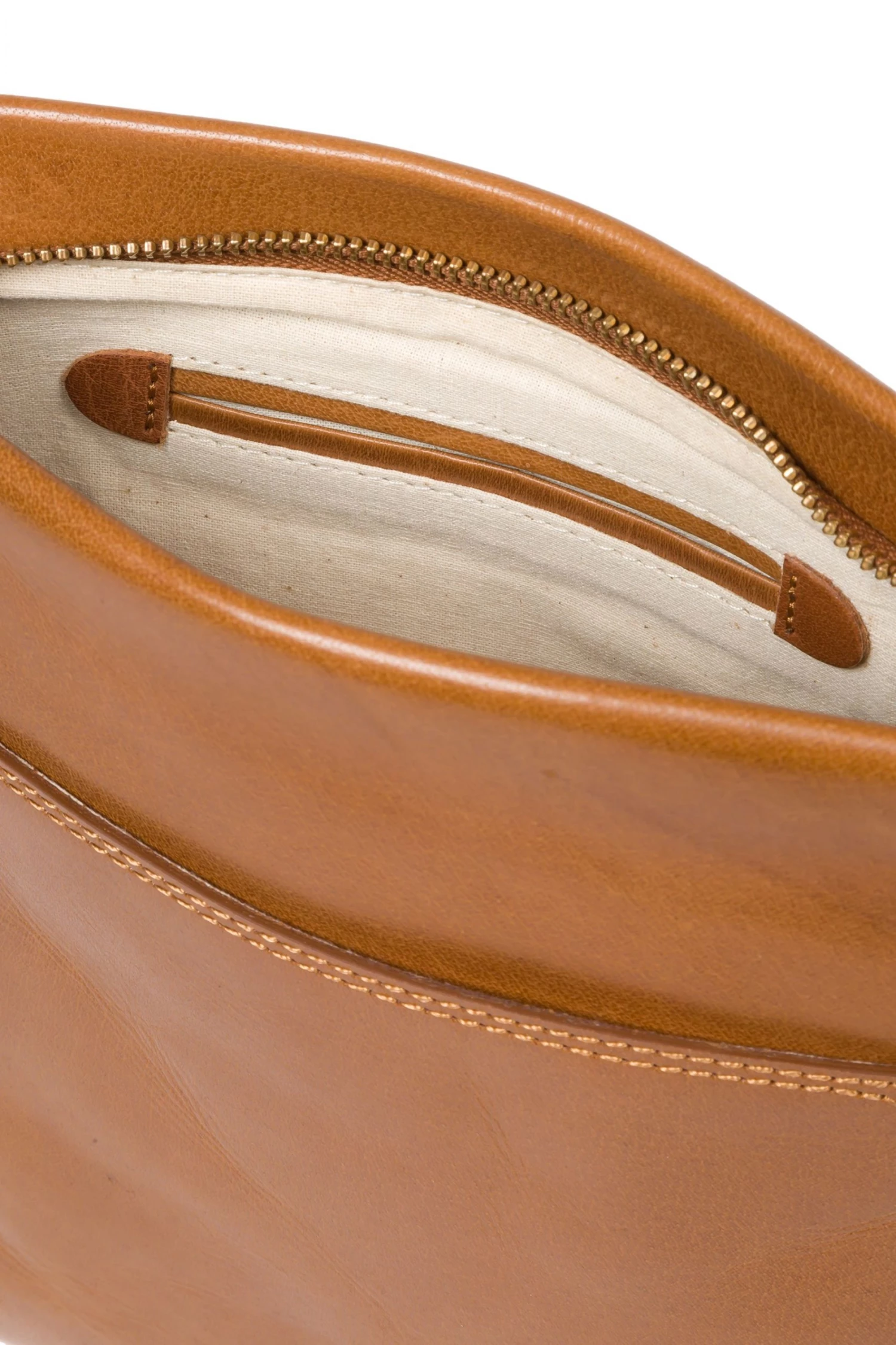 Conkca Dink Leather Cross-Body Bag Navy - Image 4