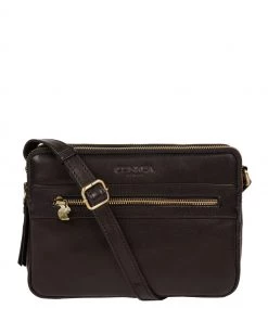 Conkca Drew Leather Cross-Body Bag Blush Pink