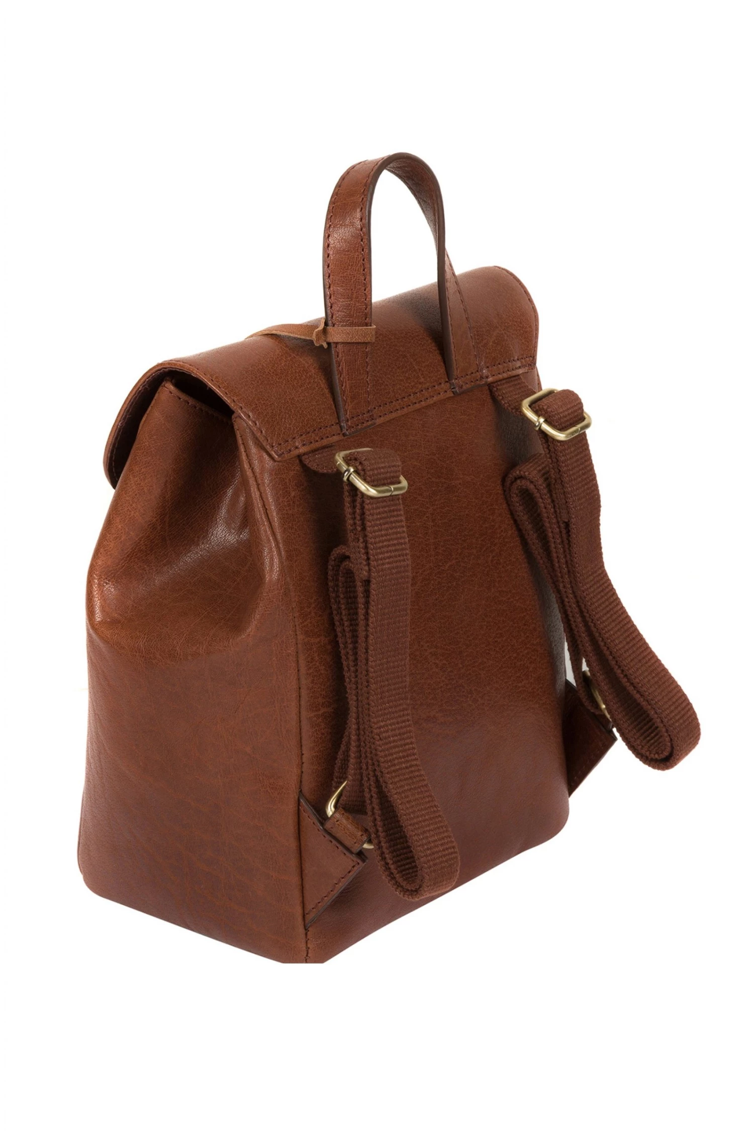 Conkca Simone Leather Backpack Conker Brown - Image 2