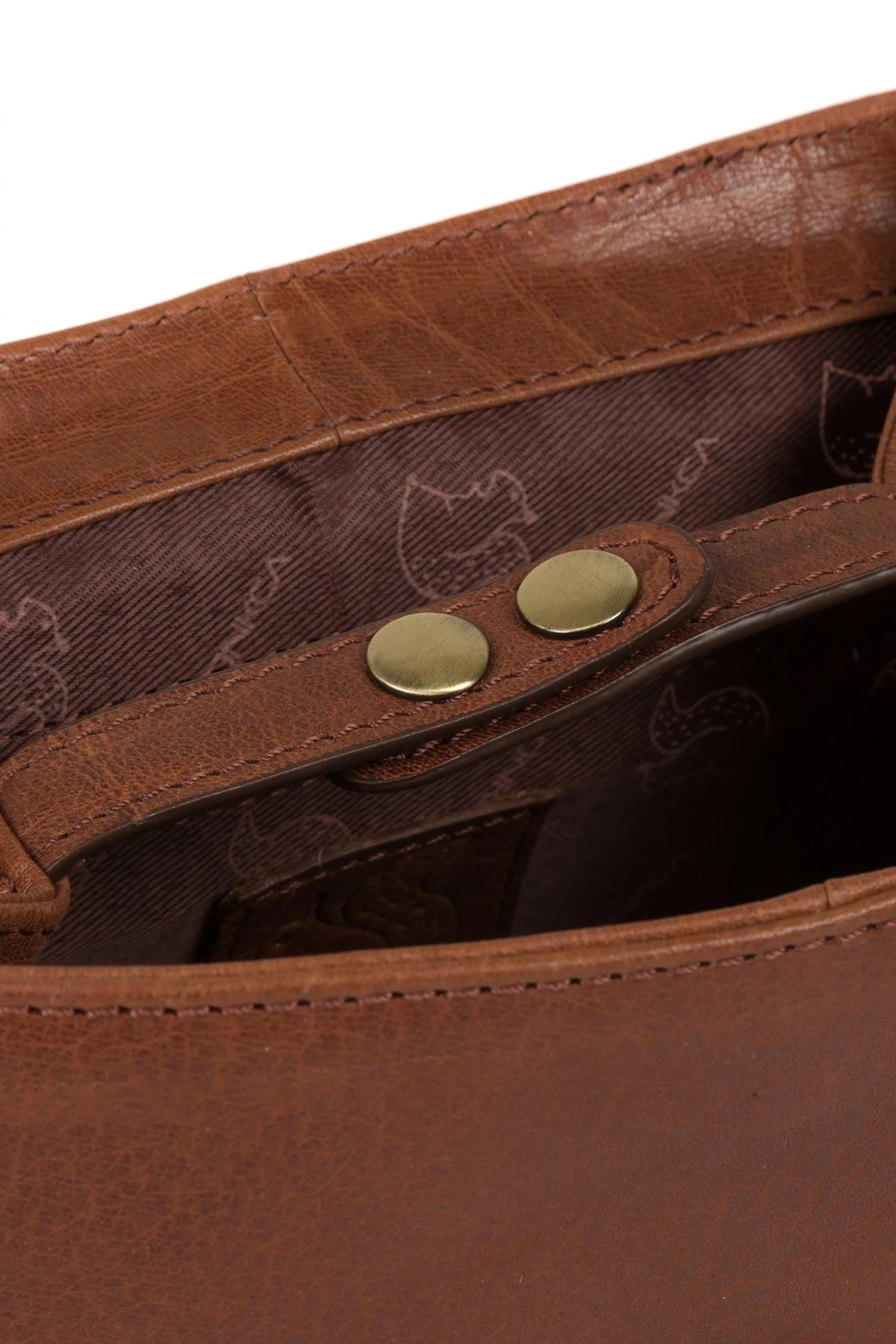 Conkca Simone Leather Backpack Conker Brown - Image 6