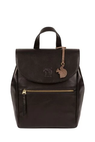 Conkca Simone Leather Backpack Conker Brown - Image 8