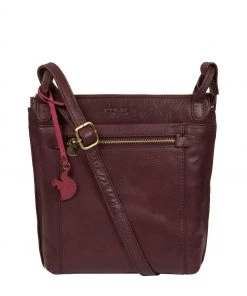 Conkca Rego Leather Cross Body Bag Brown