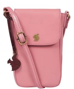 Conkca London Buzz Leather Small Cross-Body Bag Purple