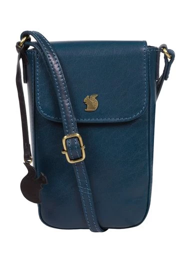 Conkca London Buzz Leather Small Cross-Body Bag Purple - Image 12