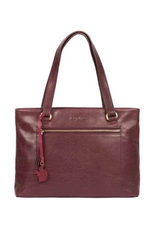 Conkca Alice Leather Handbag Plum - Image 6