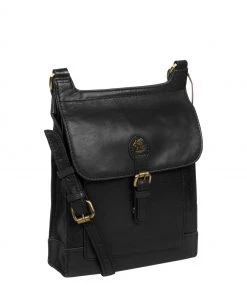 Conkca Sasha Leather Cross-Body Bag Plum