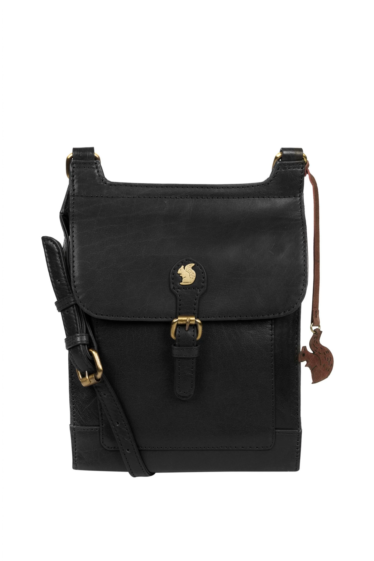 Conkca Sasha Leather Cross-Body Bag Plum - Image 2