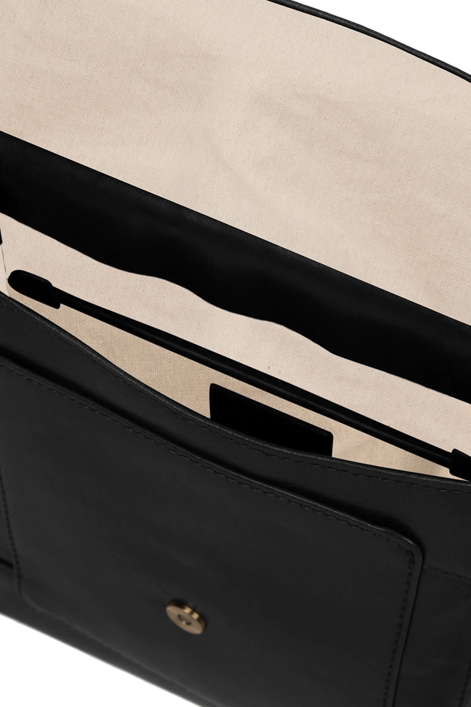 Conkca Sasha Leather Cross-Body Bag Plum - Image 4