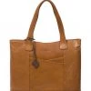 Conkca Patience Leather Tote Bag