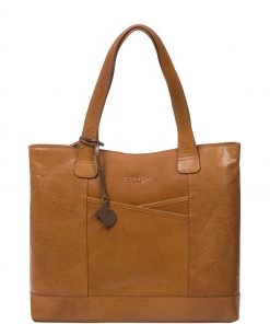 Conkca Patience Leather Tote Bag
