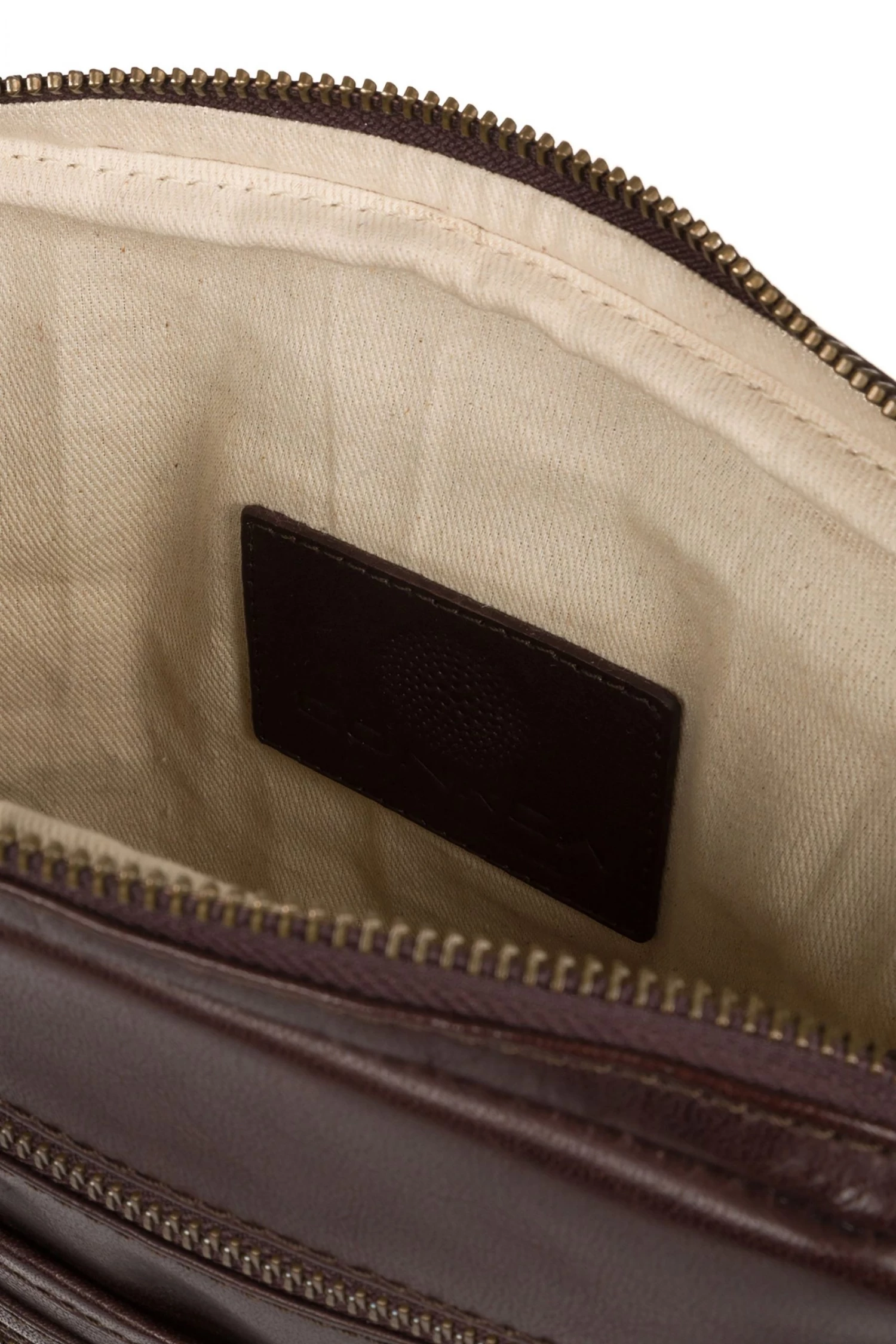 Conkca Jairizinho Leather Cross-Body Bag Dark Brown - Image 4