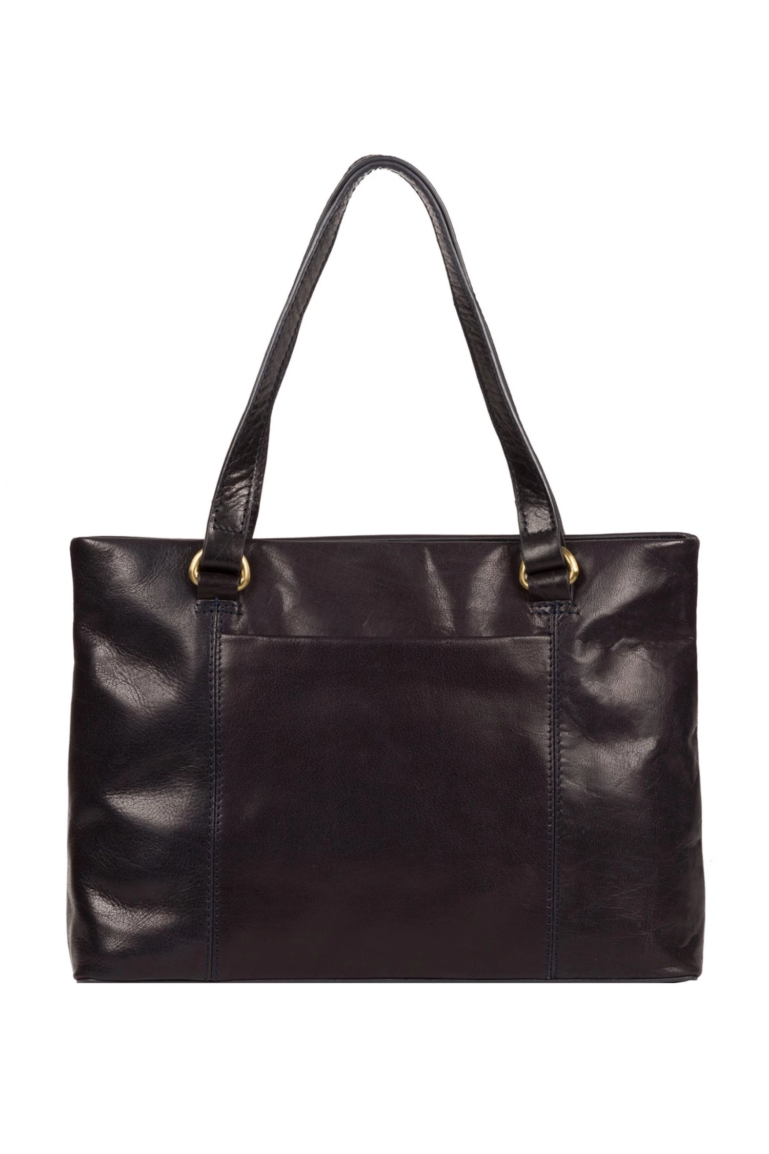 Conkca Navy Blue Alice Leather Handbag - Image 2