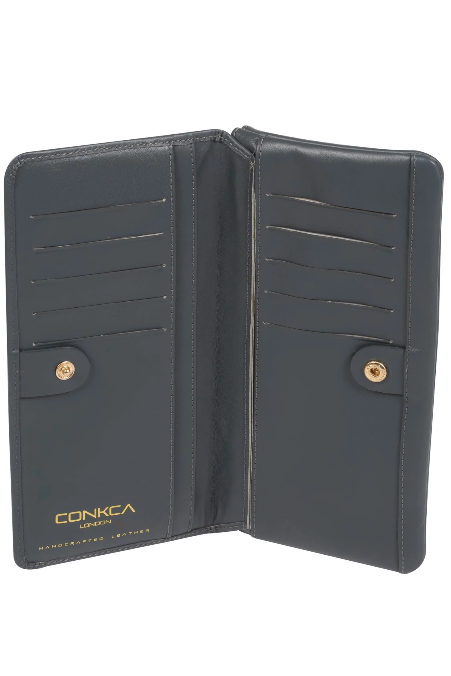 Conkca Buttercup Leather Purse Black - Image 4