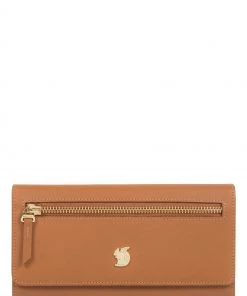 Conkca Honey Leather Purse Evergreen