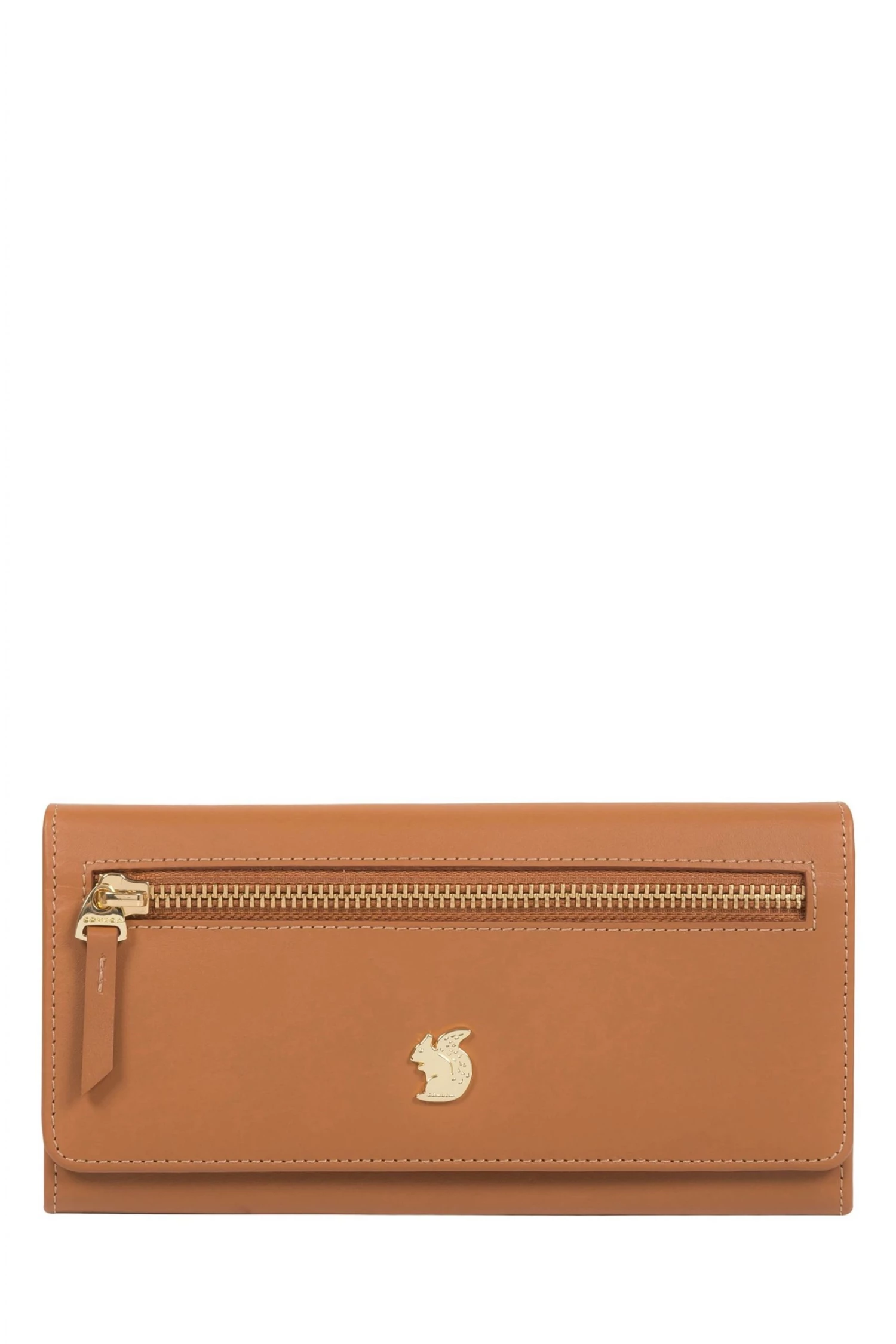 Conkca Honey Leather Purse Evergreen