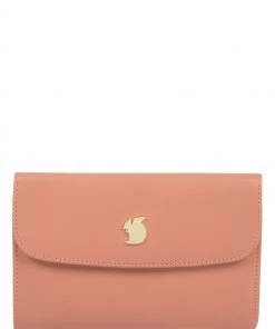 Conkca Maple Leather Purse Misty Rose Pink