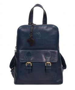 Conkca Kendal Leather Backpack Snorkel Blue