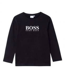 BOSS Black Long Sleeved T-Shirt