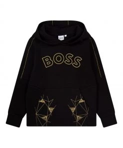BOSS Black Logo Gold Capsule Hoodie