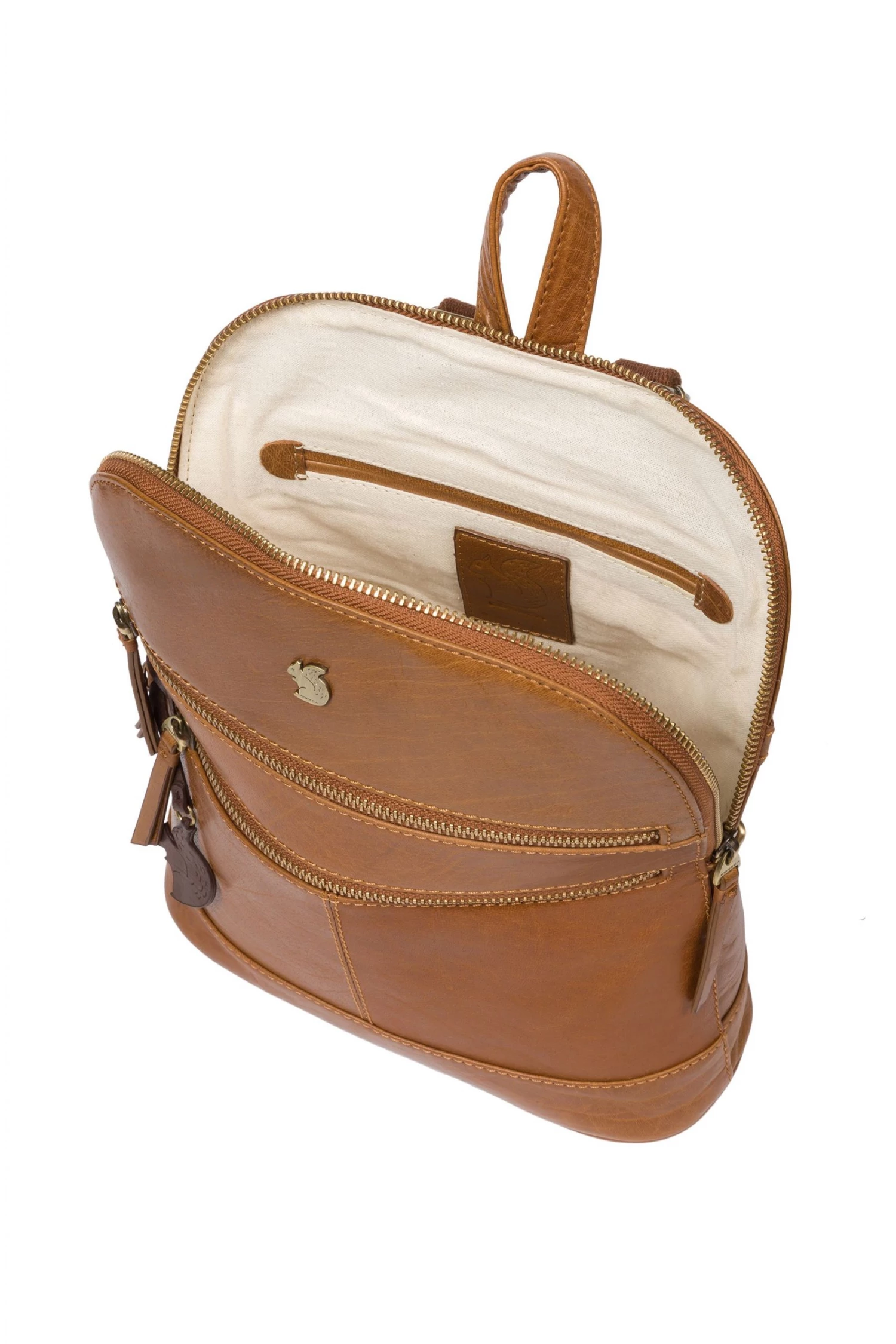 Conkca Francisca Leather Backpack Black - Image 5