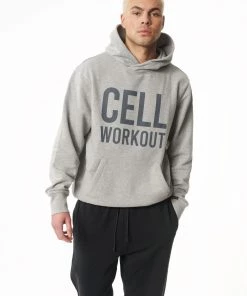Cell Workout Logo Hoodie Grey