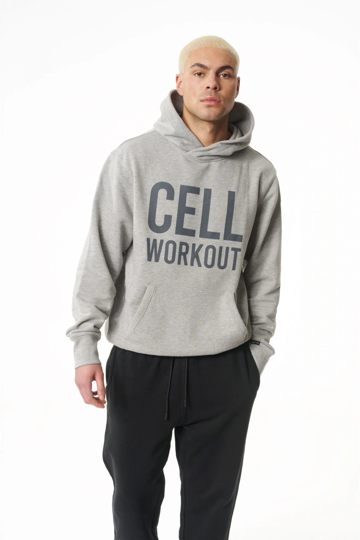 Cell Workout Logo Hoodie Grey