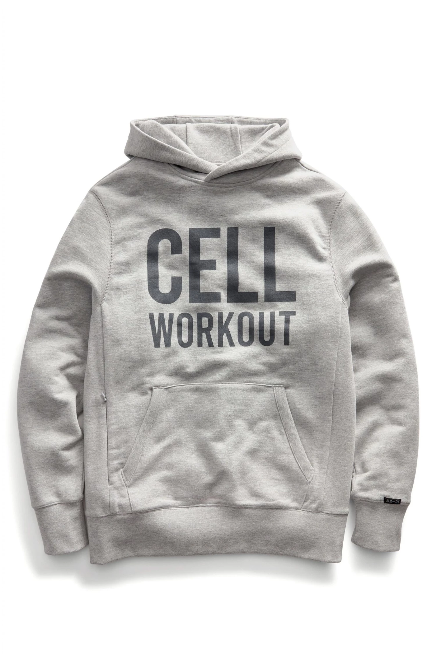 Cell Workout Logo Hoodie Grey - Image 6