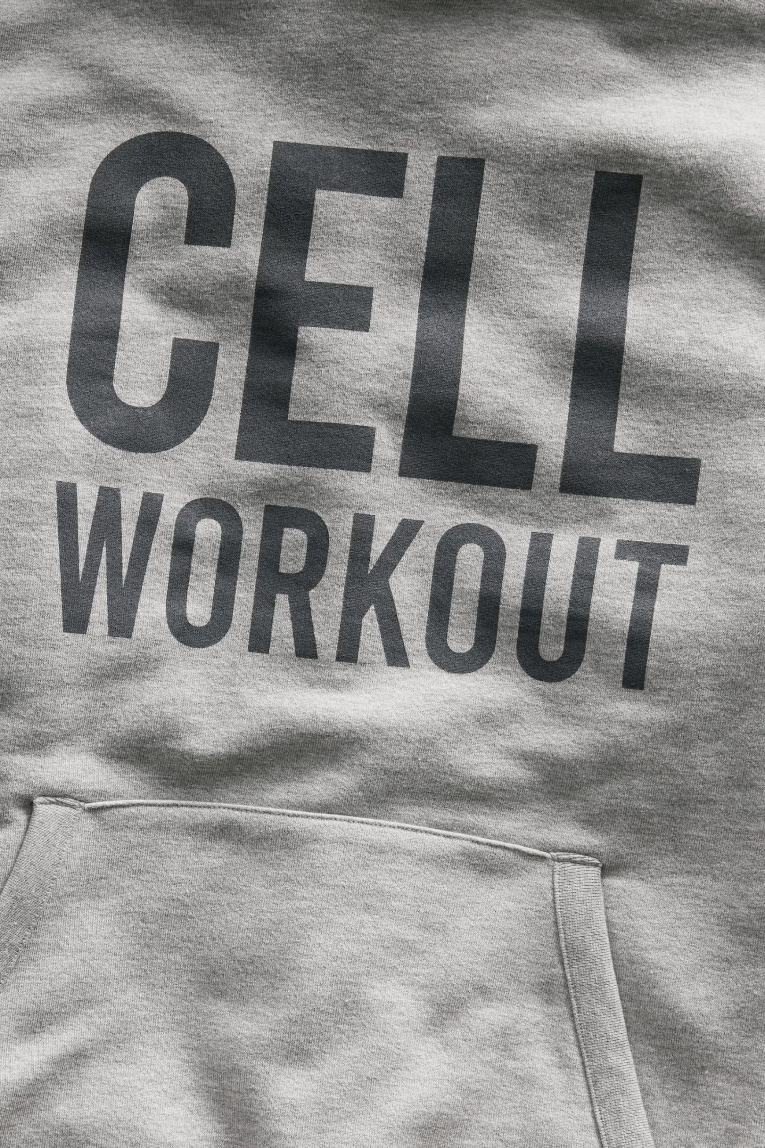 Cell Workout Logo Hoodie Grey - Image 8
